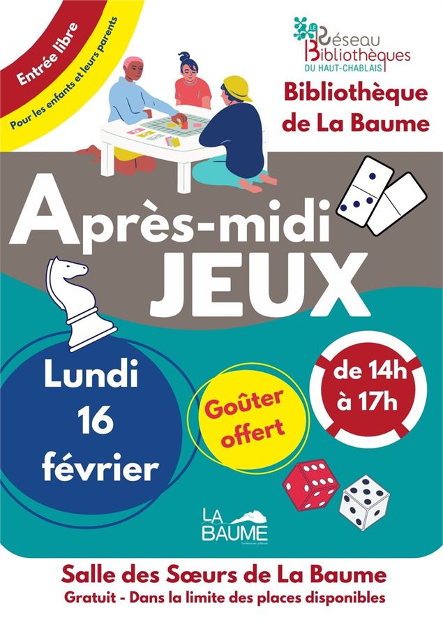 Après-midi jeux La Baume - Réseau des bibliothèques du Haut-chablais