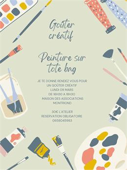 Atelier Tote bag_Montriond - Montriond s'active
