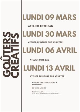 Atelier Tote bag - Montriond s'active