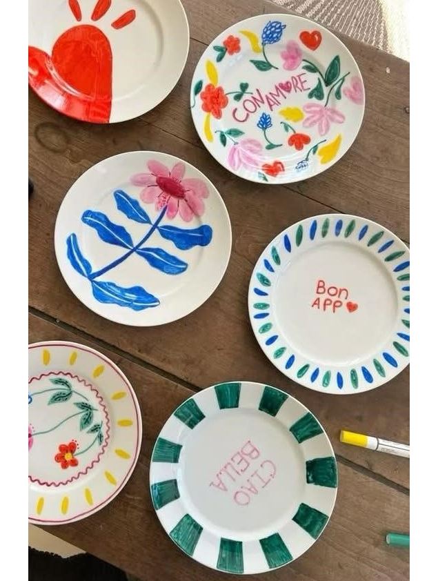 Atelier peinture sur assiette - Montriond s'active