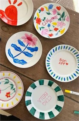 Atelier peinture sur assiette - Montriond s'active