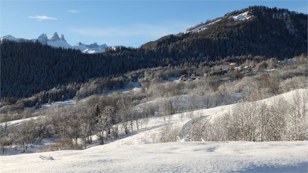 Les Bottières en hiver - Comité des fêtes de Saint-Pancrace