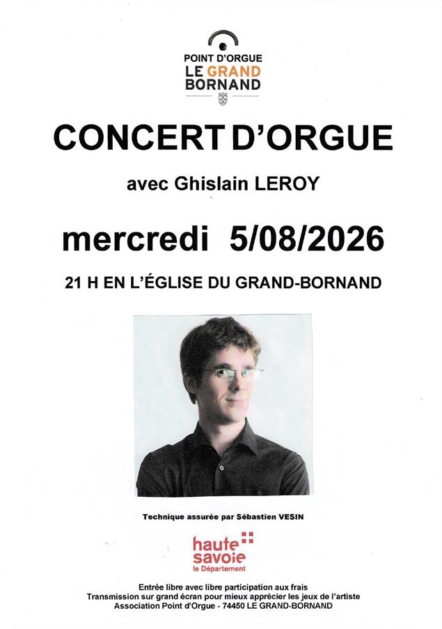 Concert d'orgue_Le Grand-Bornand