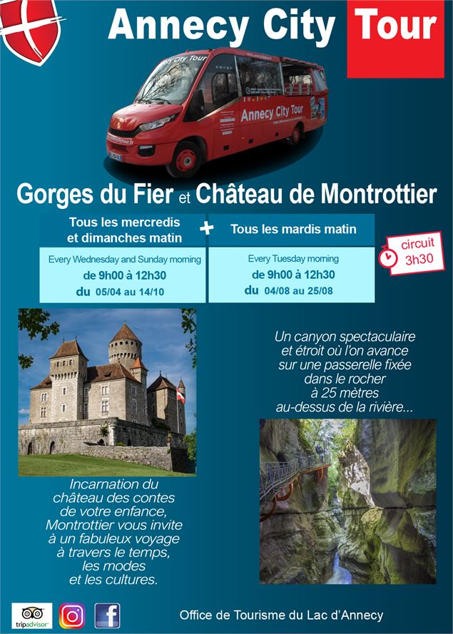 Découverte des Gorges du Fier et du Château de Montrottier_Annecy