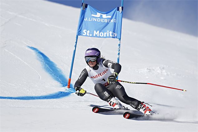 Tessa Worley à Saint Moritz - Agence Zoom
