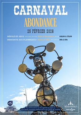 Affiche carnaval d'Abondance - OT PEVA