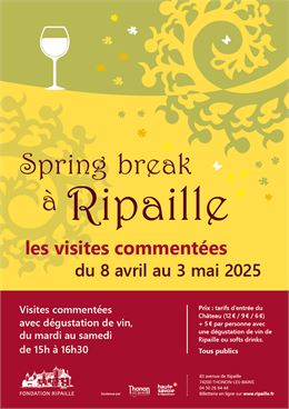 Spring break : visites commentées du château de Ripaille_Thonon-les-Bains - Fondation Ripaille