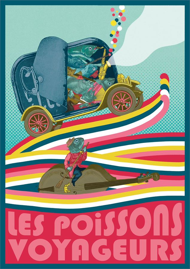 affiche - poissons voyageurs