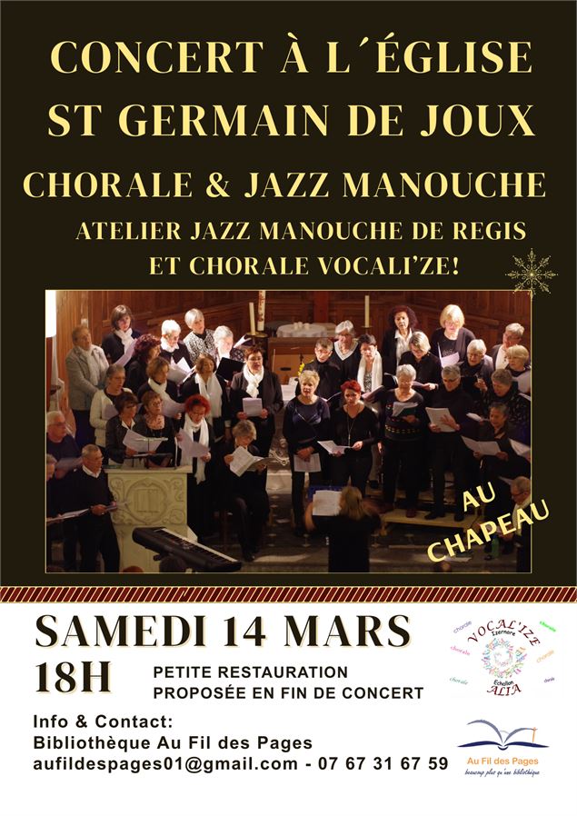 concert à l'église de St Germain de Joux