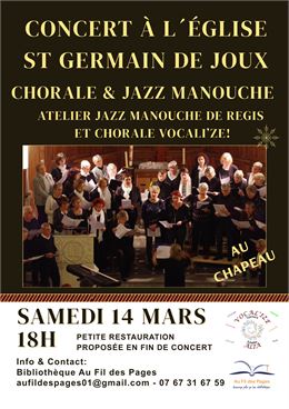 concert à l'église de St Germain de Joux