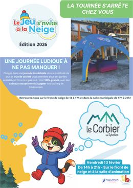 Le Jeu s'invite à la Neige_Le Corbier