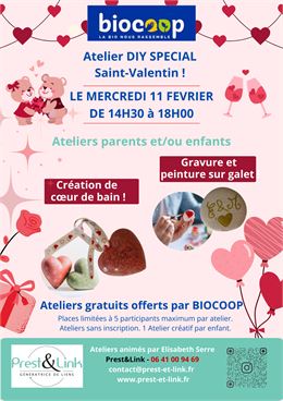 Atelier créatif Biocoop Beynost - Canva