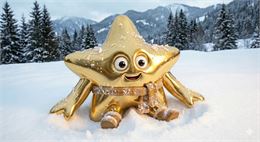 Starski dans la neige - Gemini AI