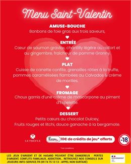 DINER SPECTACLE ST-VALENTIN_Annemasse - casino annemasse