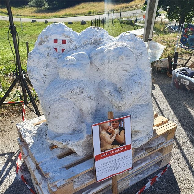 Sculpture sur gypse - OTICoeurdemaurienne