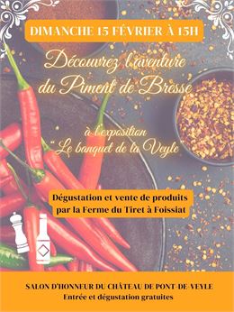 « L’aventure du piment de Bresse" - cc la Veyle