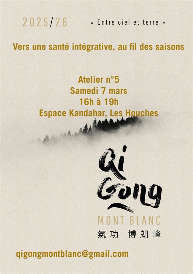 Atelier Qi Gong Mont-Blanc - Printemps !