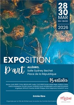 Exposition d'Art - Ville de Miribel et Comité des Fêtes