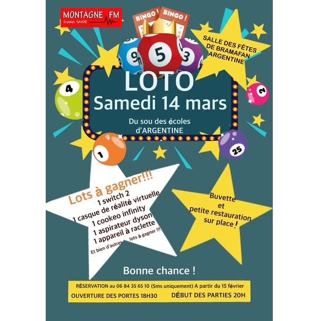 Affiche décrivant l'animation - Sou des écoles d'Argentine