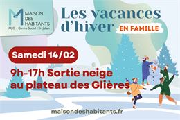 sortie neige - Maison des habitants