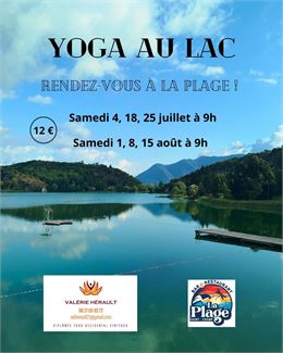 Yoga d'été au Lac de Barterand_Pollieu - Valérie Herault