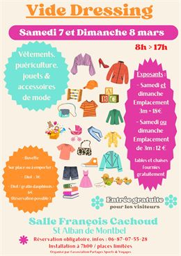 Vide dressing à Saint-Alban-de-Montbel - Association PS&V