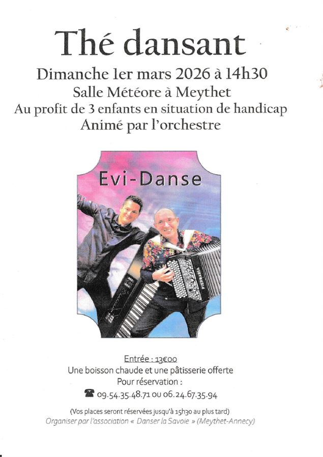 Thé dansant avec l'orchestre Evi-danse_Annecy - Danser la Savoie