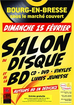 Affiche Salon du disque - ©Bulles et Compganie