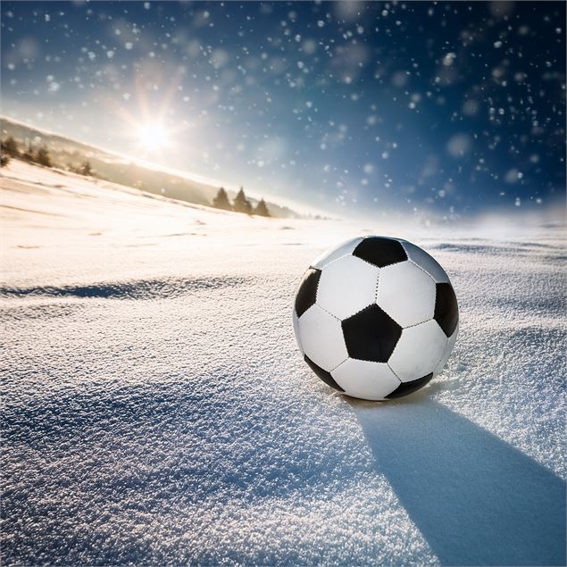 Foot sur neige_Plagne-Montalbert - Photoshop