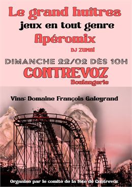 Animation festive : Le grand huitres (jeux et apéromix)_Contrevoz - Comité des Fêtes de Contrevoz