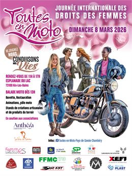affiche - toutes en moto