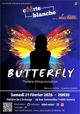 Théâtre d'improvisation : Butterfly_Annecy - Les Acides Animés