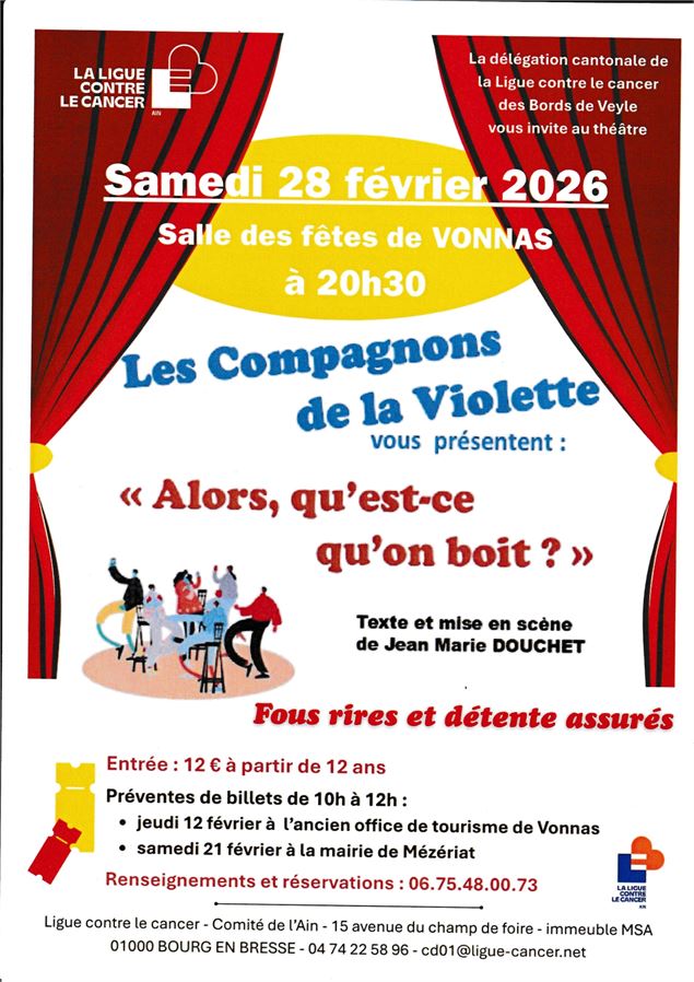 Alors ,qu'est-ce qu'on boit ? - affiche faite par nos soins