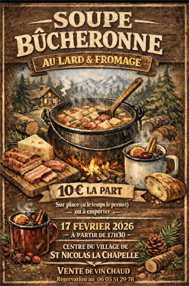 Soupe bûcheronne - OT Flumet / St Nicolas la Chapelle