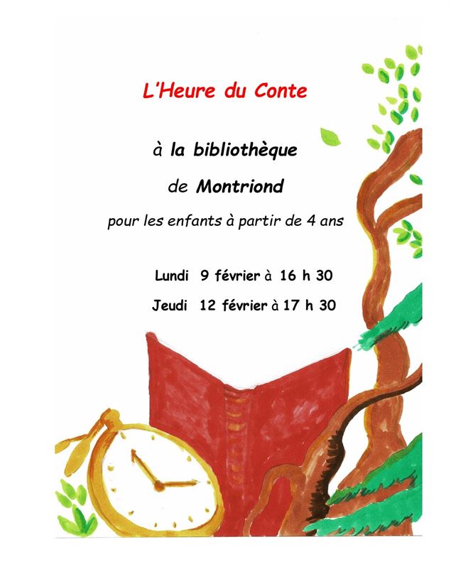 L'heure du conte_Montriond - Bibliothèque de montriond