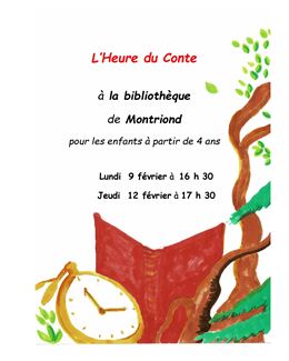 L'heure du conte_Montriond - Bibliothèque de montriond
