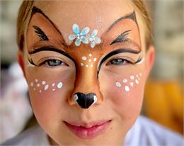Maquillages enfant - biche - Office de Tourisme du Val d'Arly