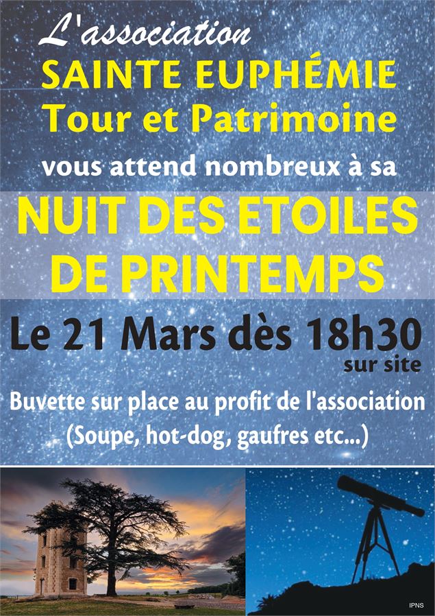 Nuit des étoiles de Printemps_Sainte-Euphémie