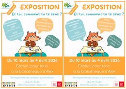 Exposition "Et toi, comment tu te sens"_Alex - Bibliotheque Alex