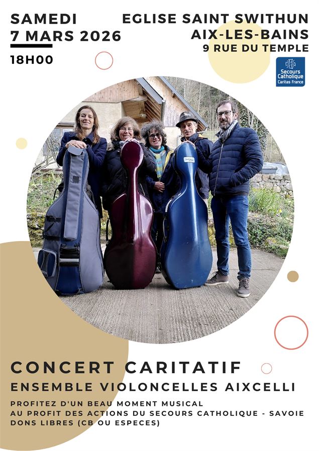 Affiche concert - Secours Catholique