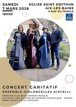 Affiche concert - Secours Catholique