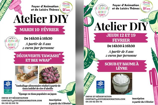 Atelier DIY_Thônes - Foyer d'animation