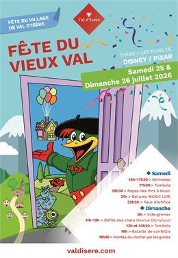 Affiche événement Fête du Vieux Val - Val d'Isère Tourisme