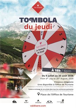 Tombola des commerçants - Val d'Isère Tourisme