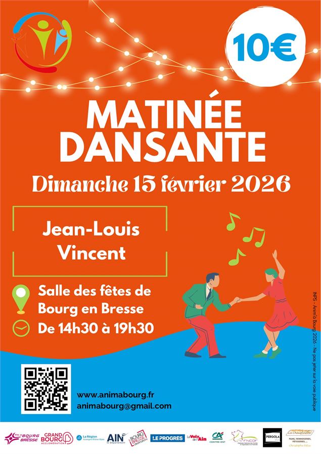 Affiche Matinée dansante_Bourg-en-Bresse - ©Anim à Bourg