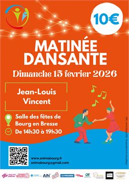 Affiche Matinée dansante_Bourg-en-Bresse - ©Anim à Bourg