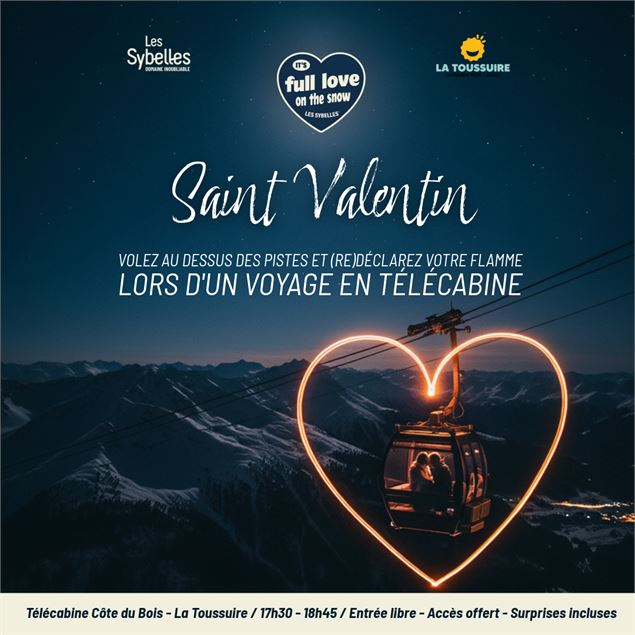 Saint Valentin : voyage en télécabine_La Toussuire