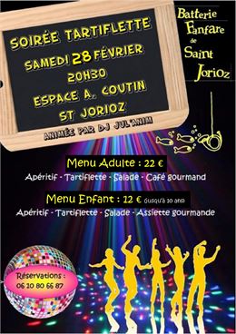 Soirée Tartiflette_Saint-Jorioz - Batterie Fanfare de Saint-Jorioz