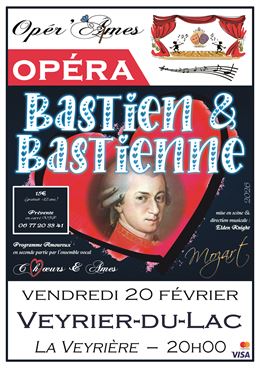 Concert : opéra Bastien Bastienne de Mozart_Veyrier-du-Lac - Association Cordes et Ames