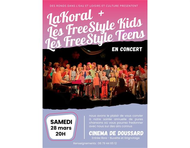 LaKoral et les FreeStyle Kids/Teens sur scène - LaKoral